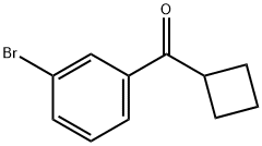 (3-溴苯基)(环丁基)甲酮,898790-58-4,结构式