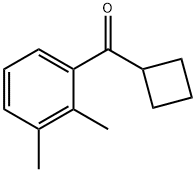 シクロブチル2,3-ジメチルフェニルケトン 化学構造式
