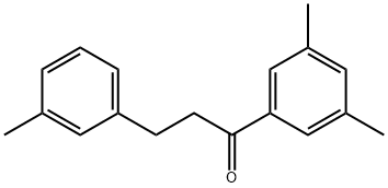 3',5'-DIMETHYL-3-(3-METHYLPHENYL)PROPIOPHENONE Struktur