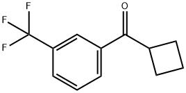 CYCLOBUTYL 3-TRIFLUOROMETHYLPHENYL KETONE Structure