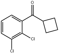 シクロブチル2,3-ジクロロフェニルケトン 化学構造式