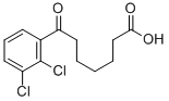 7-(2,3-DICHLOROPHENYL)-7-OXOHEPTANOIC ACID 化学構造式