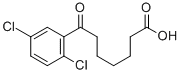 7-(2,5-ジクロロフェニル)-7-オキソヘプタン酸 化学構造式