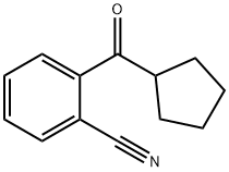 2-CYANOPHENYL CYCLOPENTYL KETONE Structure