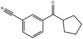 3-CYANOPHENYL CYCLOPENTYL KETONE Struktur