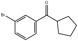 (3-BROMOPHENYL)-CYCLOPENTYLMETHANONE,898791-44-1,结构式
