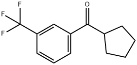 CYCLOPENTYL 3-TRIFLUOROMETHYLPHENYL KETONE Structure