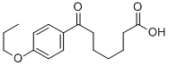 7-オキソ-7-(4-N-プロポキシフェニル)ヘプタン酸 化学構造式