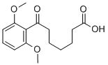 7-(2,6-DIMETHOXYPHENYL)-7-OXOHEPTANOIC ACID Structure