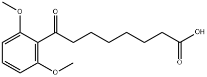 8-(2,6-DIMETHOXYPHENYL)-8-OXOOCTANOIC ACID,898792-53-5,结构式