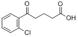 5-(2-クロロフェニル)-5-オキソ吉草酸 化学構造式
