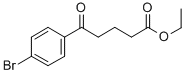 5-(4-ブロモフェニル)-5-オキソ吉草酸エチル 化学構造式