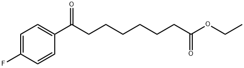 ETHYL 8-(4-FLUOROPHENYL)-8-OXOOCTANOATE Structure