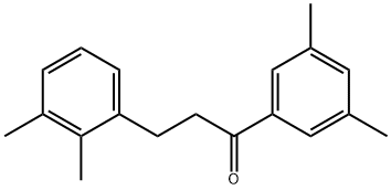 3',5'-DIMETHYL-3-(2,3-DIMETHYLPHENYL)PROPIOPHENONE Structure