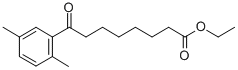 8-(2,5-ジメチルフェニル)-8-オキソオクタン酸エチル 化学構造式