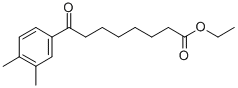 ETHYL 8-(3,4-DIMETHYLPHENYL)-8-OXOOCTANOATE,898793-15-2,结构式