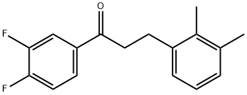 898793-35-6 3',4'-ジフルオロ-3-(2,3-ジメチルフェニル)プロピオフェノン