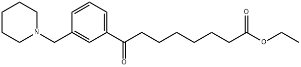 ETHYL 8-OXO-8-[3-(PIPERIDINOMETHYL)PHENYL]OCTANOATE