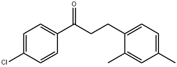 4'-CHLORO-3-(2,4-DIMETHYLPHENYL)PROPIOPHENONE Struktur