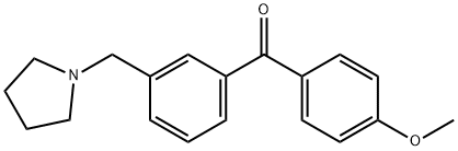 4'-METHOXY-3-PYRROLIDINOMETHYL BENZOPHENONE