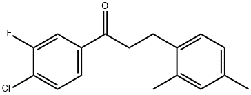 4'-クロロ-3-(2,4-ジメチルフェニル)-3'-フルオロプロピオフェノン price.
