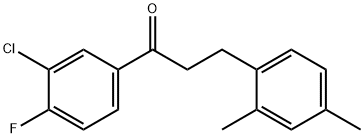 898794-24-6 3'-クロロ-3-(2,4-ジメチルフェニル)-4'-フルオロプロピオフェノン