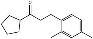 CYCLOPENTYL 2-(2,4-DIMETHYLPHENYL)ETHYL KETONE