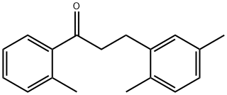 3-(2,5-DIMETHYLPHENYL)-2'-METHYLPROPIOPHENONE 结构式
