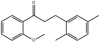 3-(2,5-DIMETHYLPHENYL)-2'-METHOXYPROPIOPHENONE Structure