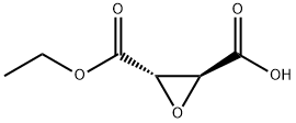 (2S,3S)-3-(乙氧羰基)-环氧乙烷-2-羧酸,89886-73-7,结构式