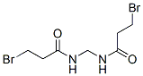 3-bromo-N-[(3-bromopropanoylamino)methyl]propanamide 结构式
