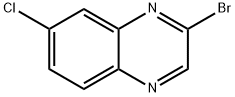 2-溴-7-氯喹喔啉 结构式