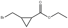 2-Bromomethyl-cyclopropanecarboxylic acid ethyl ester Struktur