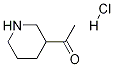 1-哌啶-3-基-乙酮盐酸盐 结构式