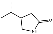 4-Isopropylpyrrolidin-2-one 化学構造式