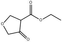 Tetrahydro-4-oxo-3-furoic acid ethyl ester Struktur