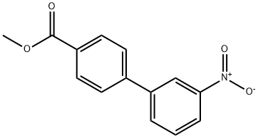 METHYL 3'-NITRO[1,1'-BIPHENYL]-4-CARBOXYLATE Struktur