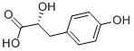 (R)-3-(4-HYDROXYPHENYL)LACTIC ACID 化学構造式