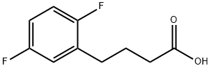 4-(2,5-difluorophenyl)butanoic acid Struktur