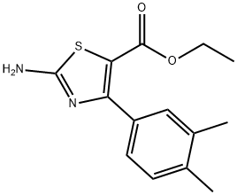 2-AMINO-4-(3,4-DIMETHYLPHENYL)-5-THIAZOLECARBOXYLIC ACID ETHYL ESTER,899352-57-9,结构式