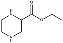 ピペラジン-2-カルボン酸エチル 化学構造式