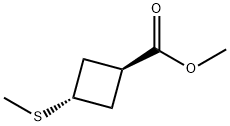 89945-42-6 Cyclobutanecarboxylic acid, 3-(methylthio)-, methyl ester, trans- (9CI)
