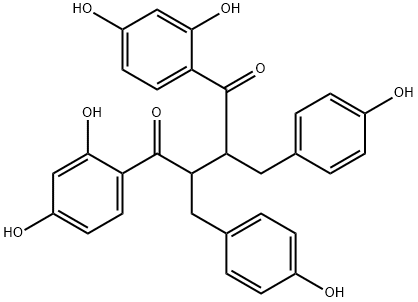 1,4-Bis(2,4-dihydroxyphenyl)-2,3-bis[(4-hydroxyphenyl)methyl]-1,4-butanedione|