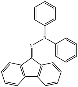 9H-Fluoren-9-one diphenyl hydrazone Structure