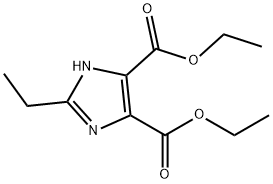 1H-IMidazole-4,5-dicarboxylic acid, 2-ethyl-, diethyl ester,89946-68-9,结构式