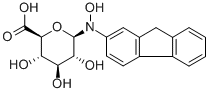 N-hydroxy-N-glucuronosyl-2-aminofluorene 结构式