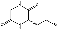 (S)-3-(2-BROMOETHYL)-2,5-DIKETOPIPERAZINE 结构式