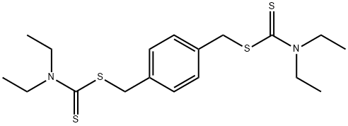 P-XYLYLENEBIS(N,N-DIETHYLDITHIOCARBAMATE)|对苯二亚甲基(N,N-二乙基二硫代氨基甲酸酯)