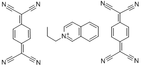 (TCNQ)2 ISOQUINOLINE(N-N-PROPYL),89965-25-3,结构式