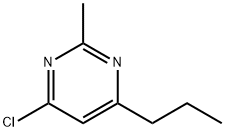 4-chloro-2-methyl-6-propylpyrimidine 结构式